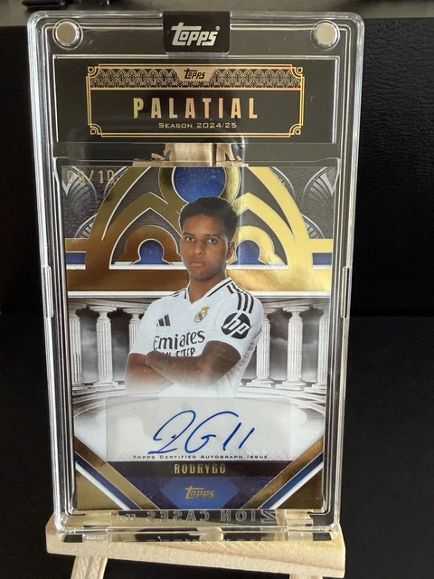 Topps 2024/25 Palatial Palatial Pose Autograph Rodrygo Real Madrid /10 PA-RD