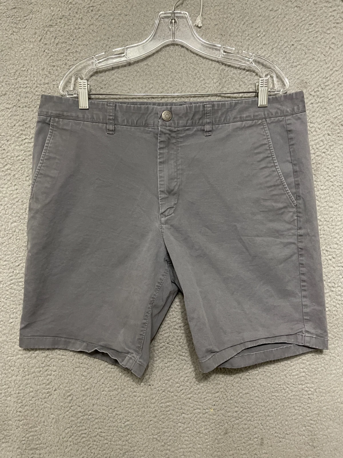 Bonobos Shorts Mens 38 Blue 9 Inch Inseam Chino Casual Stretch Flex Flat Front