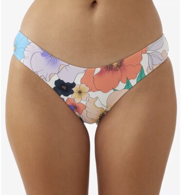 O'Neil Juniors' Abbie Floral Matira Printed Cheeky Bikini Bottoms, XL, $35