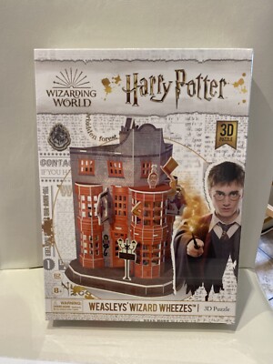 NEU HARRY POTTER 3D-PUZZLE NEU IM KARTON WEASLEYS WIZARD WHEEZES BRANDNEU IN VERPACKUNG