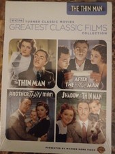 TCM CLASSIC FILMS COLLECTION - THE THIN MAN DVD, B W, 4 Disc Set NEW, SEALED