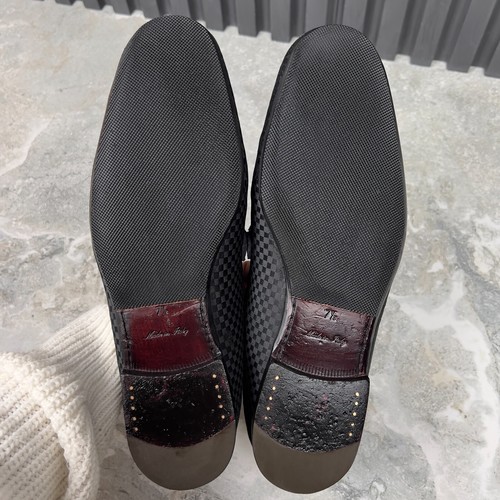 Mocassini Louis Vuitton Chail Damier tessuto nero 7,5 LV o 8,5 US o 41,5 EUR * - Foto 10 di 13
