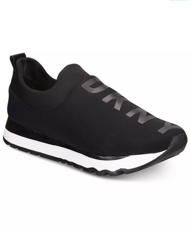 DKNY Women's Jadyn Sneakers Black Size 6.5 - 第 1/8 張圖片