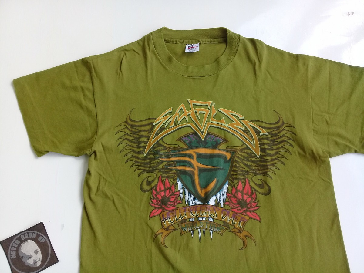 Vintage 90s EAGLES HELL FREEZES OVER WORLD TOUR '95 T-Shirts