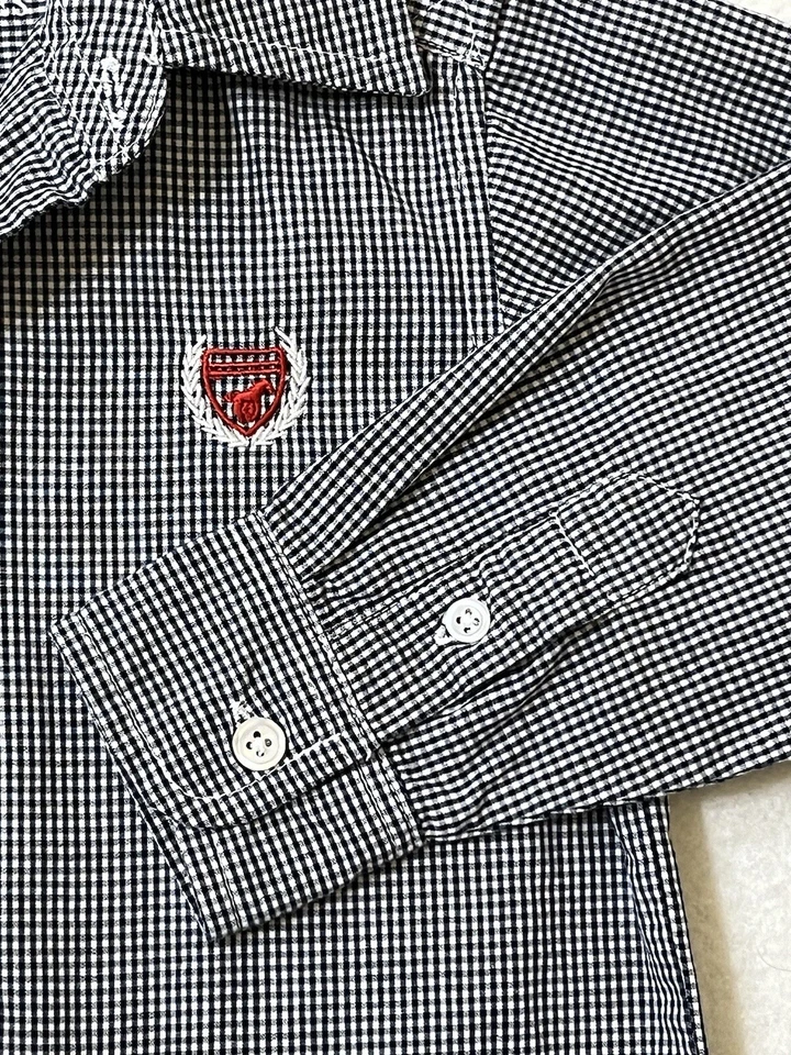 2 Piezas: 7 Pantalones de mezclilla para toda la humanidad + Camisa Wrangler Jean Co 2T/24mos Usada en Excelente Condición Foto 4 de 4