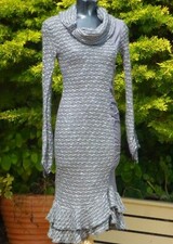 ZONE BLEUE Paris Stunning Dress Size T2 - 08 - 12 UK Holiday Wedding Races