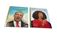 Lot of 2 My Little Golden Book Martin Luther King Jr. & Oprah Winfrey NEW￼