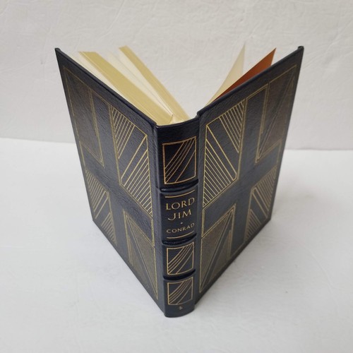 Lord Jim Hardback Easton Press 1977 Bookmark Gilt Pages Leather Joseph Conrad - Picture 2 of 10