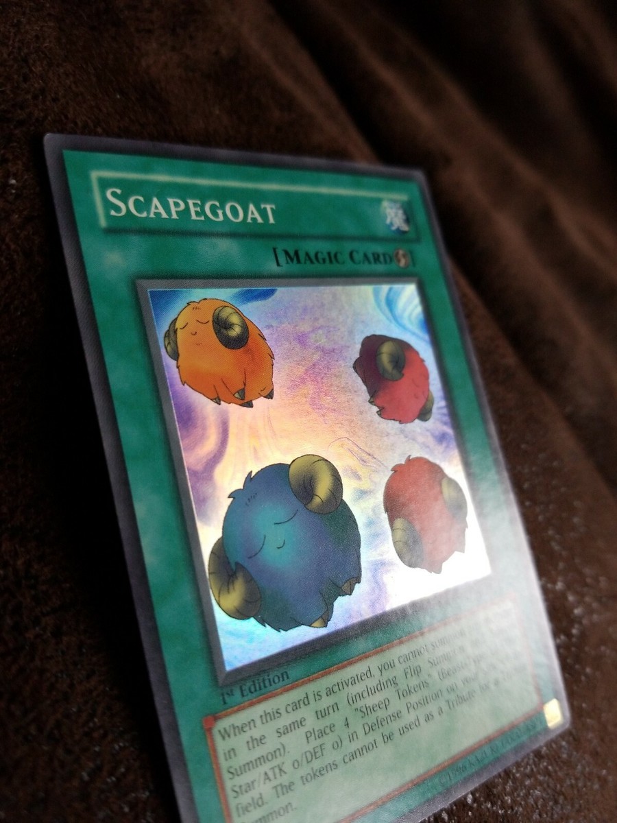 scapegoat yugioh card Yu-Gi-Oh / SCAPEGOAT / 1st EDITION / SDJ-041 / ULTRA RARE /