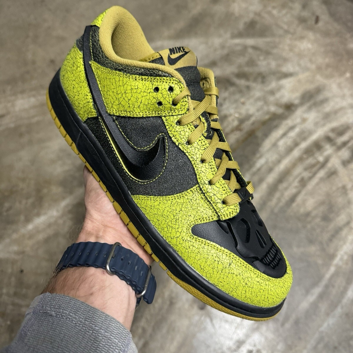 Sz 11.5 - Nike Dunk Low QS Halloween Skull - Brand New | eBay