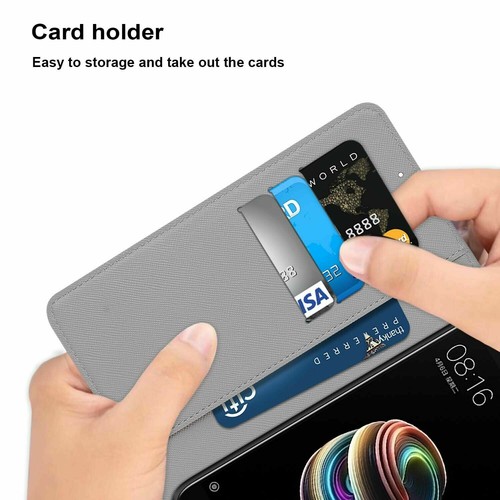 For iPhone 11 12 13 14 15 16 Pro Max XR 6 7 8 SE 2020 Love Cat Wallet Phone Case - Picture 11 of 12