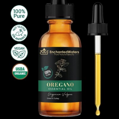 OREGANO ESSENTIAL OIL Wild 100% ORGANIC Non-GMO Inmune & Digest support USA 60ml