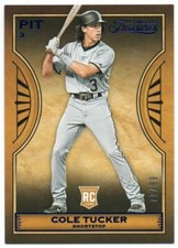 2019 Panini Chronicles (Timeless Treasures) Blue 4 Cole Tucker RC 79/99 Pirates