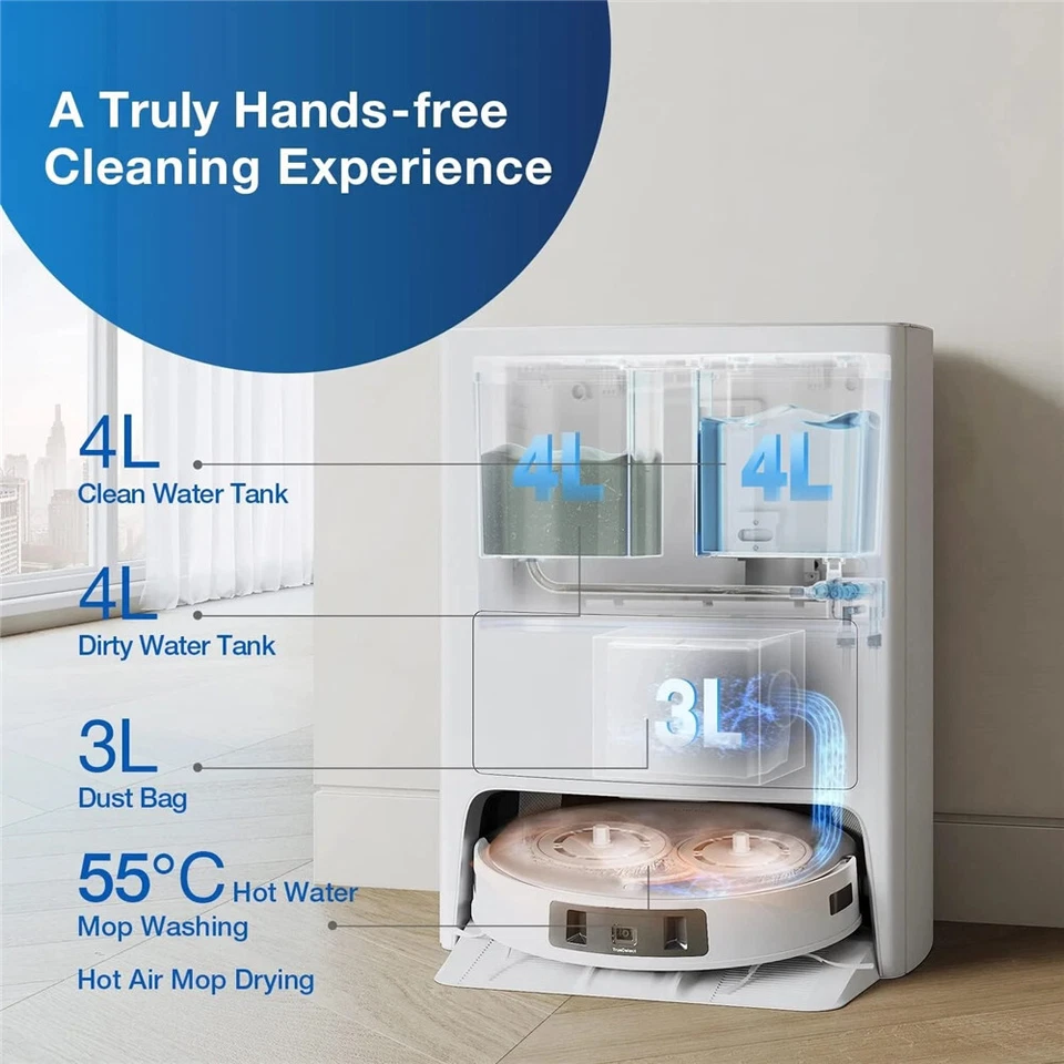 ECOVACS DEEBOT T20 Omni Robot All in One Vacuum and Mop YIKO Voice Assistant NEW - Image 3 of 4