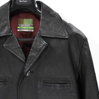 ジャケット・アウター Diesel leather jacket archive y2k 00s 00s y2k DIESEL archive leather jacket M 00's Diesel Leather Moto