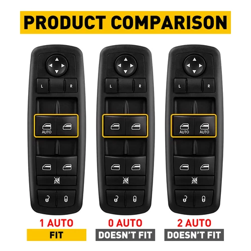 Master Control Window Switch Front Driver for Dodge Journey Nitro Jeep Liberty - Foto 3 di 9