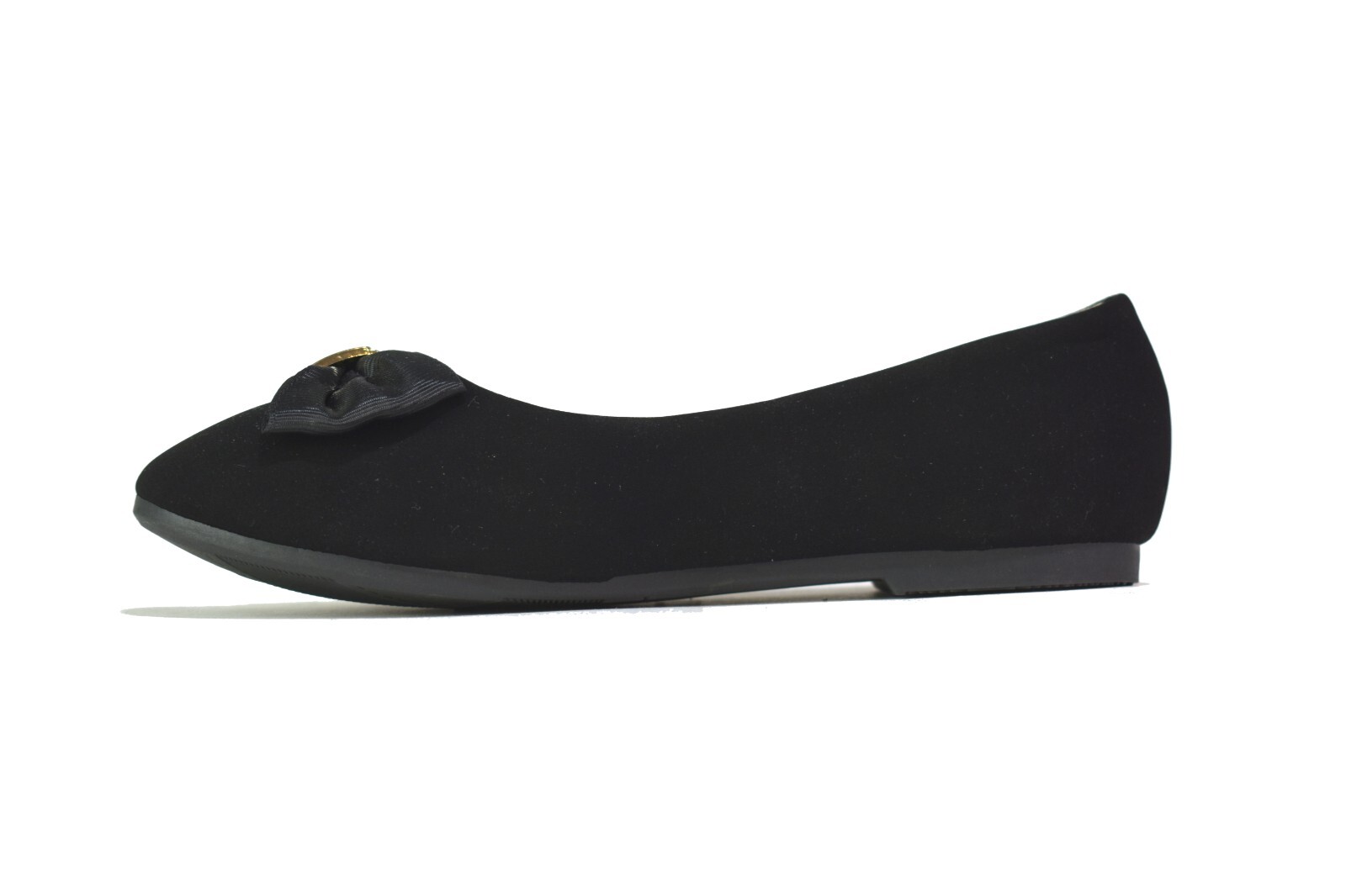 Ladies Women Cushioned Flat Slip On Shoes Ballerina Pumps Ballet Dolly