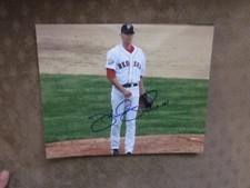 DANIEL BARD AUTOGRAPHED 8X10 PHOTO # J2 RED SOX PIC