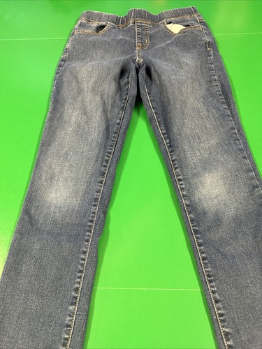 Cat and Jack Youth Girls Skinny Jeans light Blue SZ 14 Stretch Straight Leg EUC - Picture 4 of 6