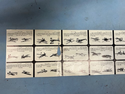 STERLING MODELS GAS RC CL FF RUBBER POWERED ACTION IN FLIGHT DAMAGE DEALER FLYER - Picture 7 of 7