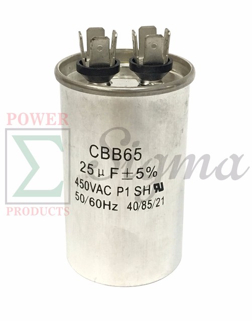 Конденсатор cbb65 25uf 450v