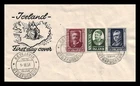 Iceland 1954 FDC, Hannes Hafstein. Lot #2.