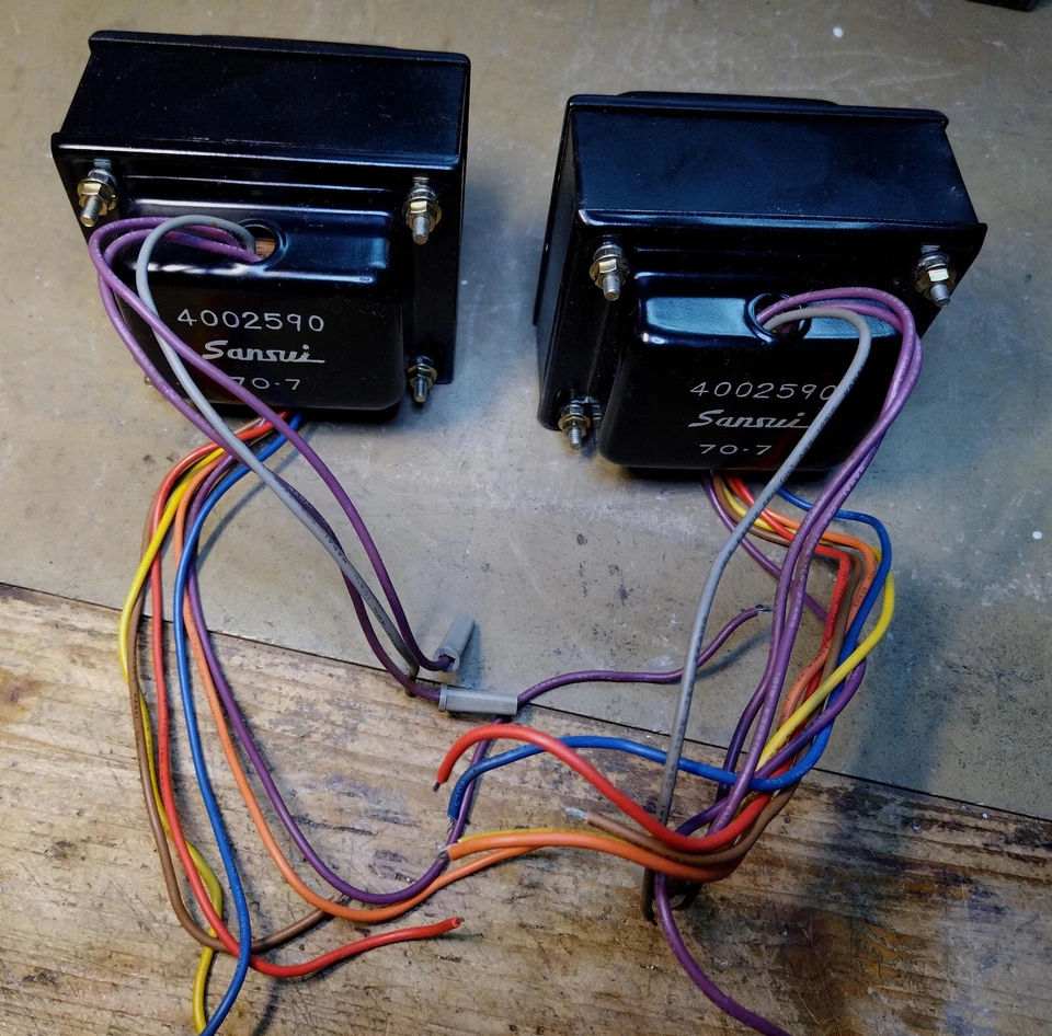 Sansui Power Transformer for AU517 (part no# 4002590) - Image 2 of 4