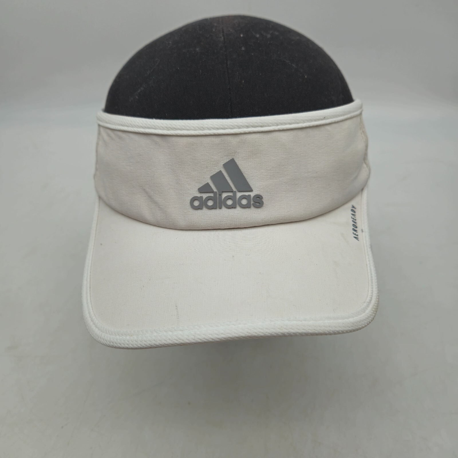 Adidas Strapback Visor Hat Cap White Aeroready Go… - image 2