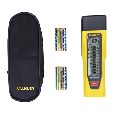 STANLEY 0-77-030 Moisture Meter for Measuring Masonry Moisture Ideal for Mortar