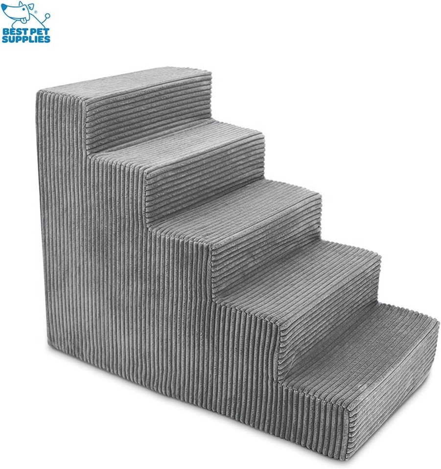 Best Pet Supplies Dog Stairs for Small Dogs & Cats, Foam Pet Steps