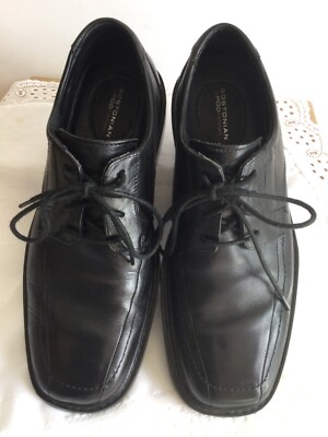 Bostonian POD Comfort Mens Leather Shoes Color Black Size