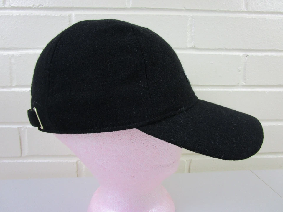 Регулируемая женская бейсбольная кепка KATE SPADE NY из шерстяной смеси ЧЕРНАЯ шляпа коробка с логотипом - Изображение 4 из 4