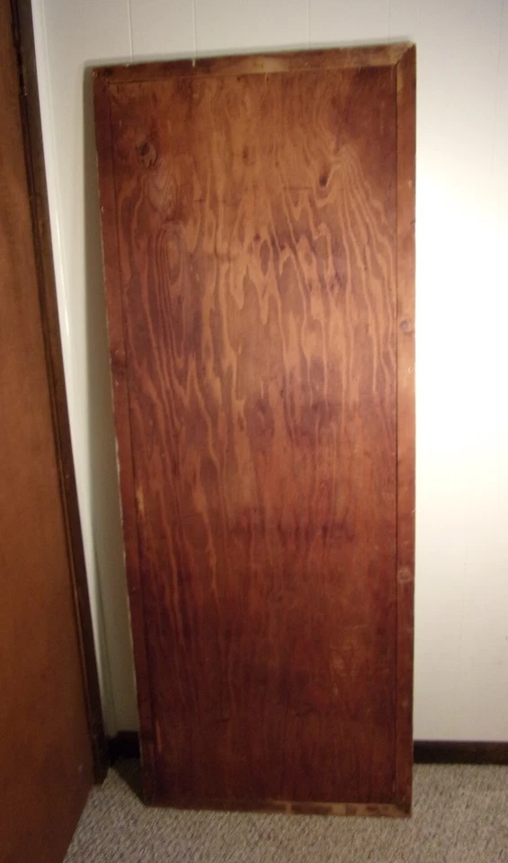 Espejo de pared de vidrio rectangular antiguo de 27" x 71" para casa de campo Shabby Chic Foto 2 de 2