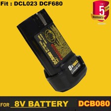 8V 3Ah DCB080 Li-ion Battery for DeWalt 8 Volt DCF680N1 DW4390 DCF680N2 DCF680G2