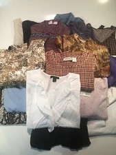 27 Pc Mixed Lot Women's Clothing Sz Lg & XLg Bulk Wholesale Resale Mixed Brands