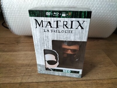 Matrix, The Trilogie - Blu-ray / DVD-Box + Pop Figur