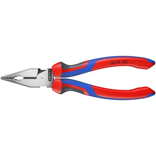 Knipex Spitzkombizange Schwarz Atramentiert, Mit Comfort-Griffen 185 Mm-image