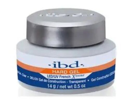 IBD Gel Duro LED/UV Gel Xtreme Builder francese 0,5 once/14 g - Trasparente (56843) - Foto 1 di 1