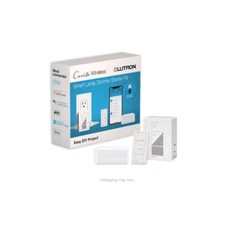 Caseta Smart Lighting Lamp Dimmer Switch Starter Kit with Smart Hub 