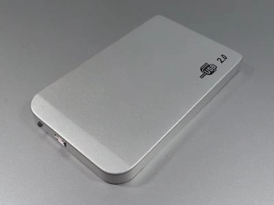 SM-PC 2,5" USB 2.0 ALU Gehäuse f. SATA Festplatten #483b