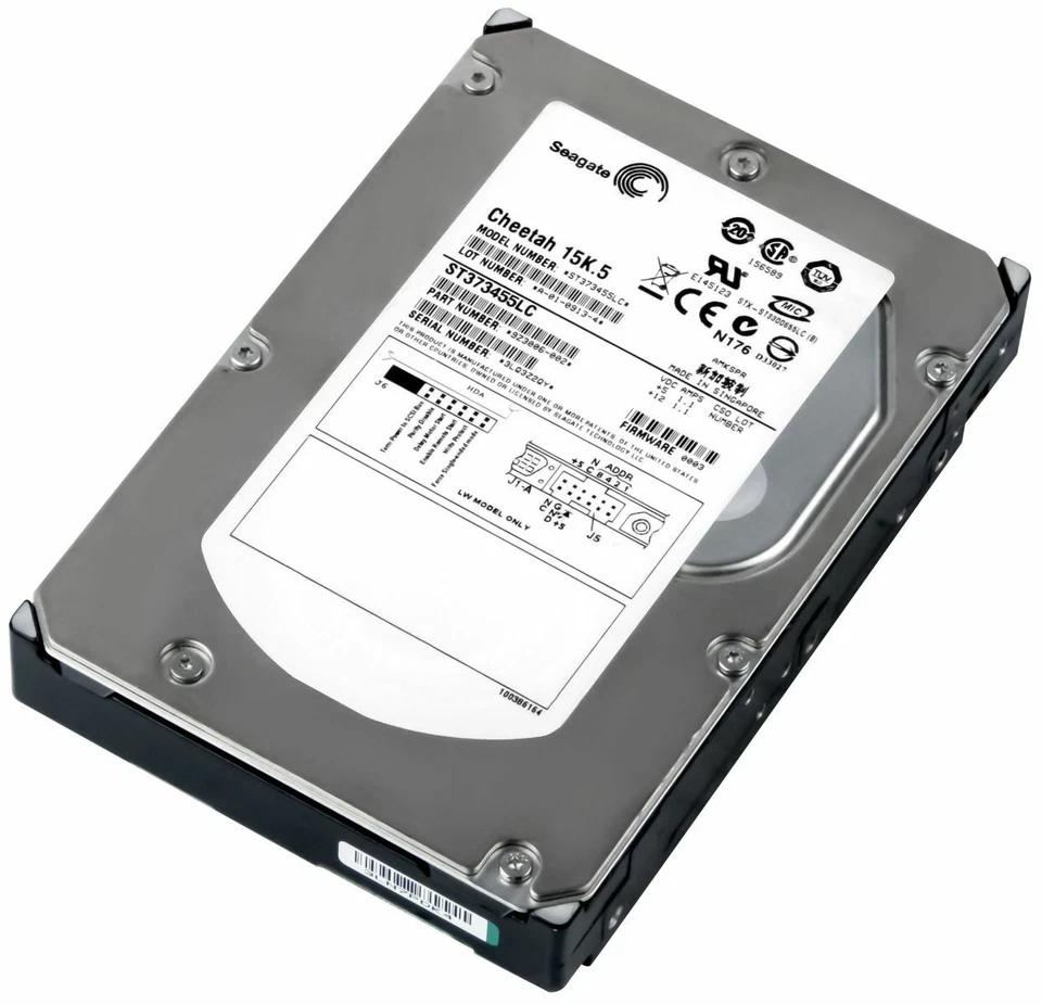 Hard Seagate Cheetah 73GB 15000U/Min SCSI U320 80-PIN ST373455LC 3.5 " Inch - Image 2 of 3