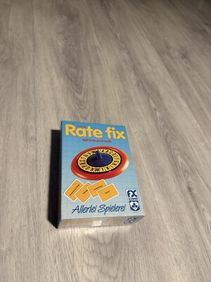 Schmid Rate Fix Gesellschaftsspiel