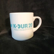Medical Advertising Mug for Nitro-Dur/K-Dur/Theo-Dur Coffee Tea Mug Vtg