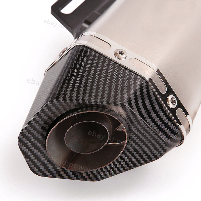 Slip On For Honda CBR300R CB300F Steel Exhaust System Mid Pipe Muffler Tail Pipe