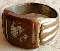 EXTREMELEY ANCIENT ROMAN BRONZE RING RARE ARTIFACT AUTHENTIC