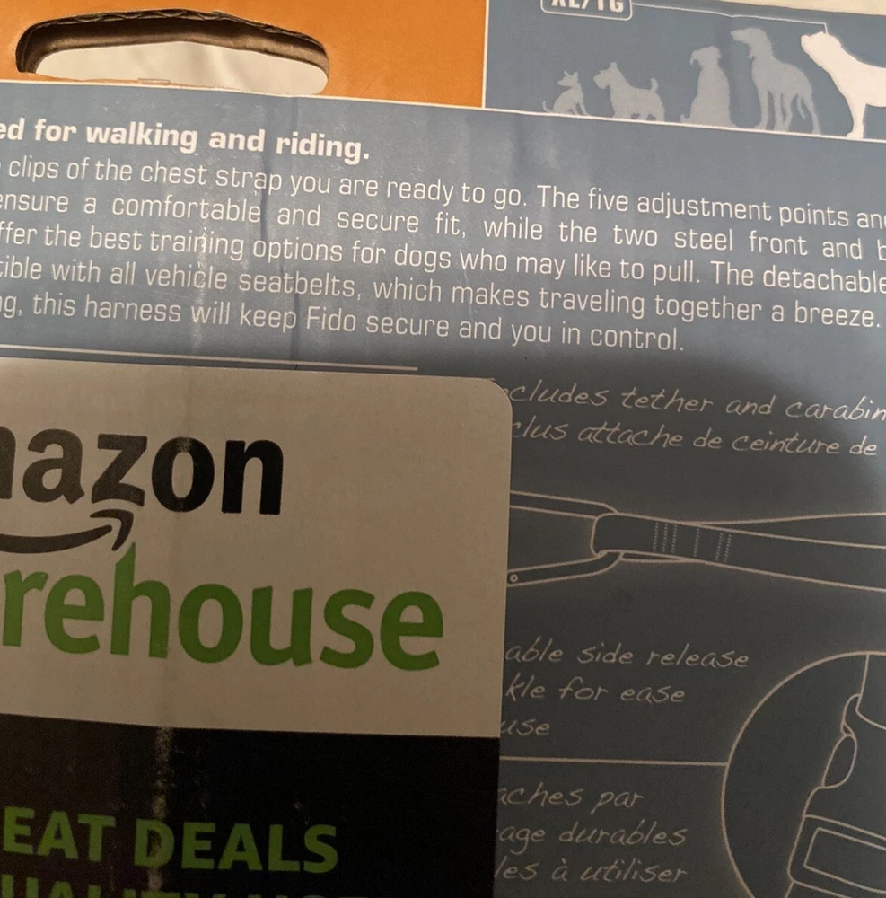 Dog Harness Large True Fit! Nib!