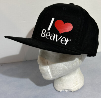 I   BEAVER UT New Era 9fifty Ball Cap Hat One Size Fits All Adjustable Black