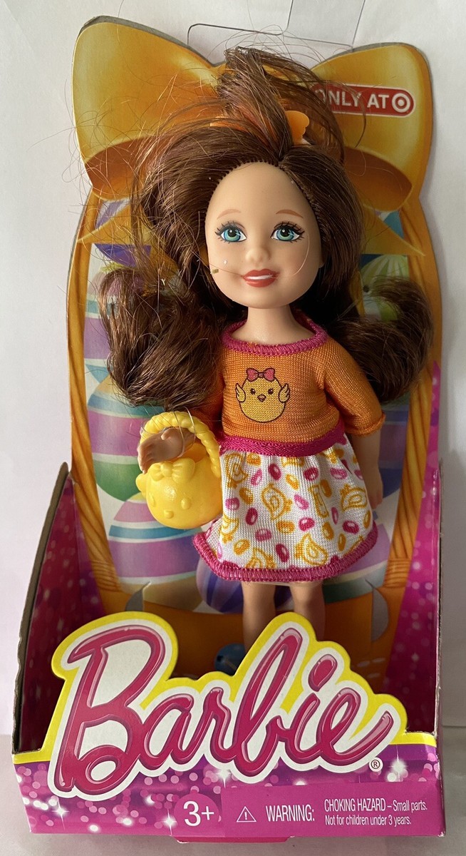 Barbie Easter Chelsea Brown / Red Hair Doll w/ Basket Target
