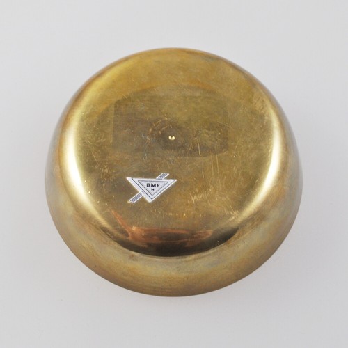Messingdose BMF - Deckeldose - bemalt - floral - Blumen - Vintage Brass - Bild 5 von 6
