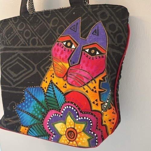 Laurel Burch Mara Cat Shoulder Tote - LB5851 - Picture 8 of 16